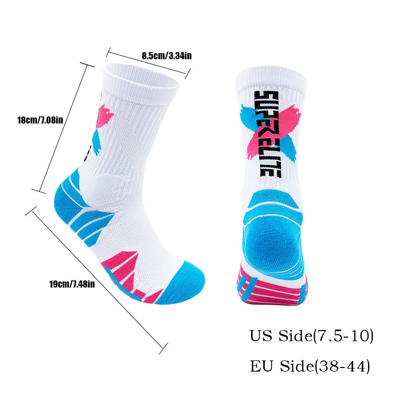 9 Pairs Men Compression Running Socks