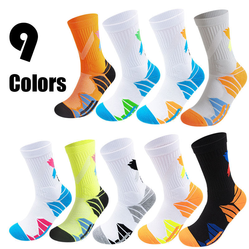 9 Pairs Men Compression Running Socks
