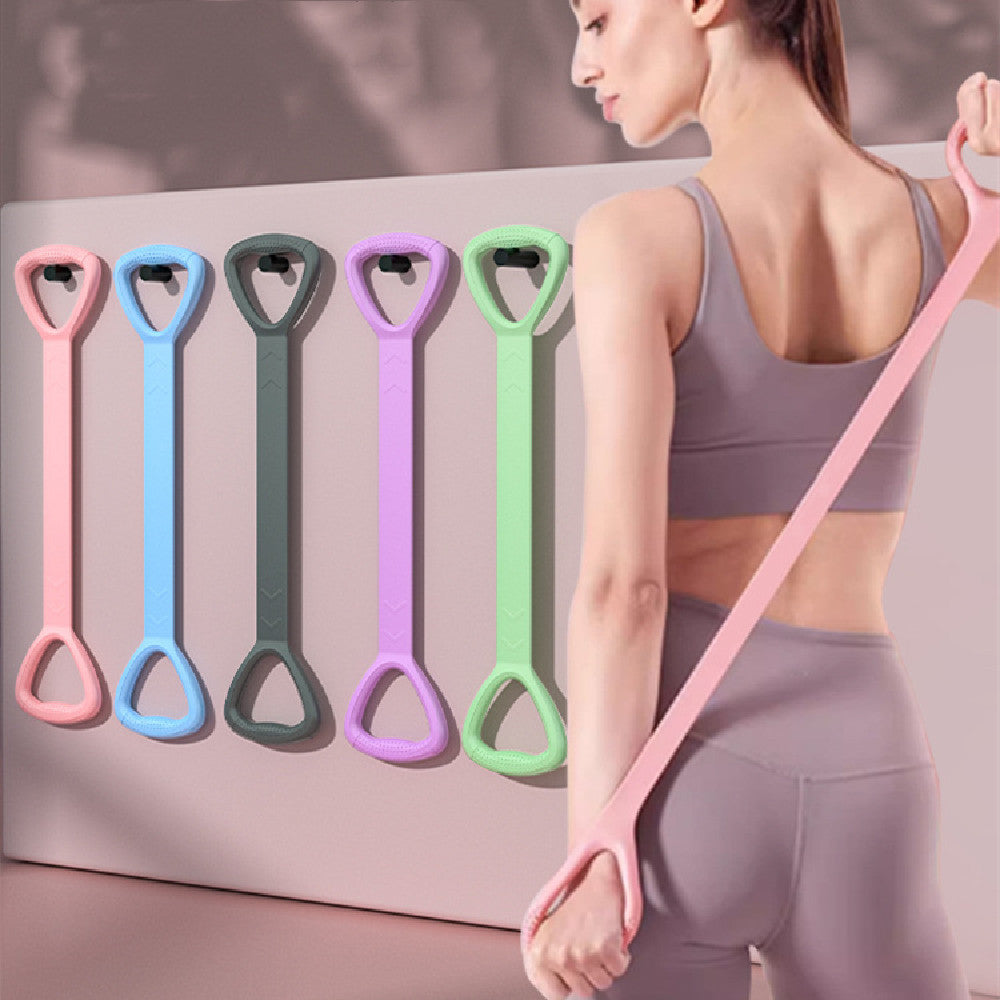 8 Words Chest Expander Yoga Resistance Band