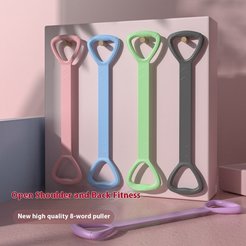 8 Words Chest Expander Yoga Resistance Band