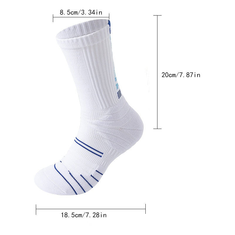 6 Pairs Men Compression Running Socks