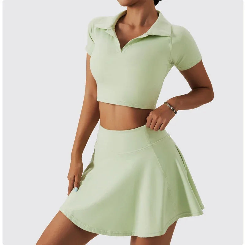 Tennis Suit Suit Outdoor Quick-drying Running Sports Workout Clothes Suit