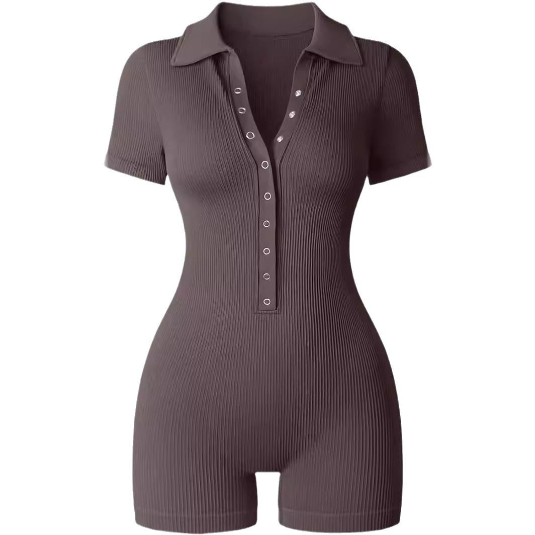 Waist-tightening Women's Yoga Jumpsuit
