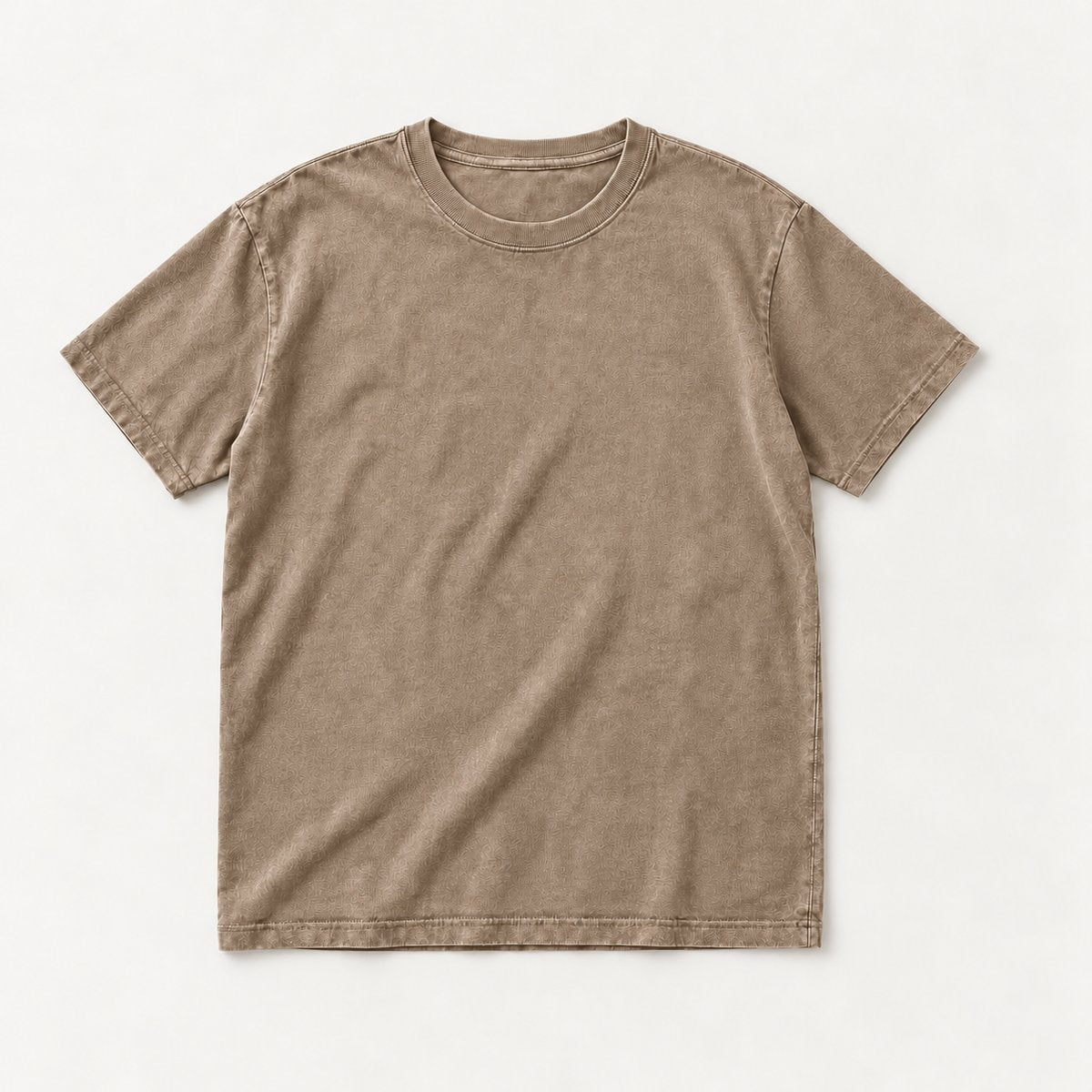 Charcoal Washed Tee - Stone