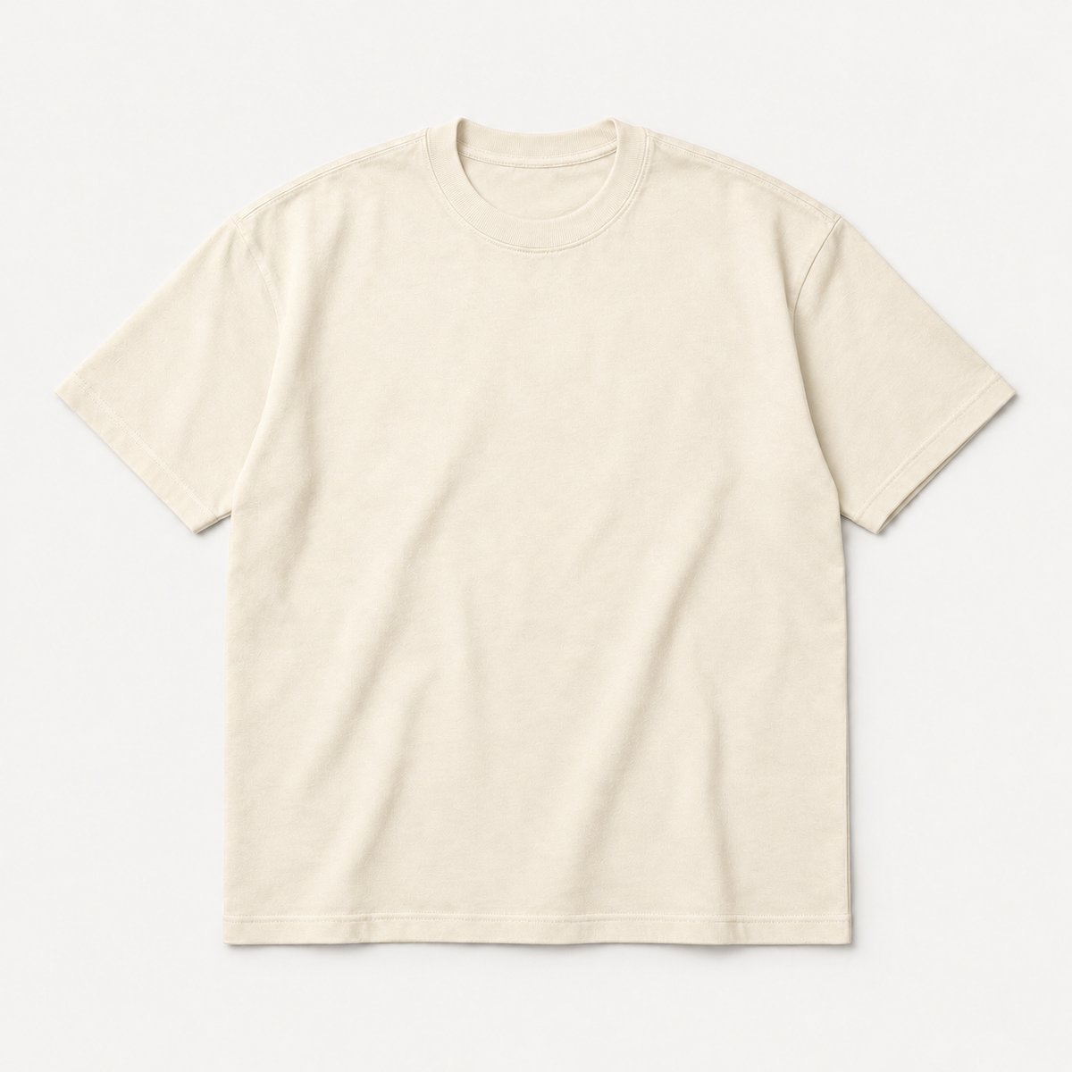 Heavyweight Cotton Tee - Cream