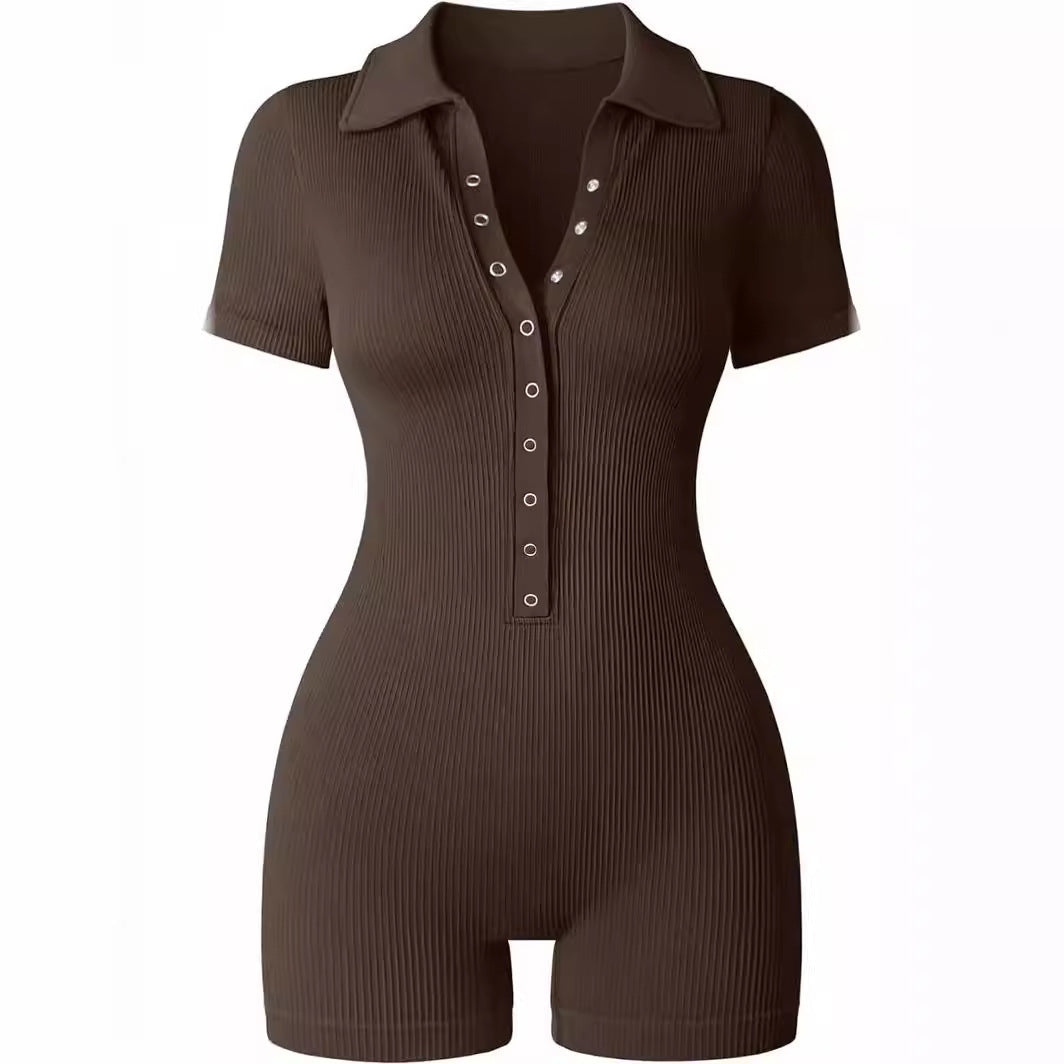 Waist-tightening Women's Yoga Jumpsuit