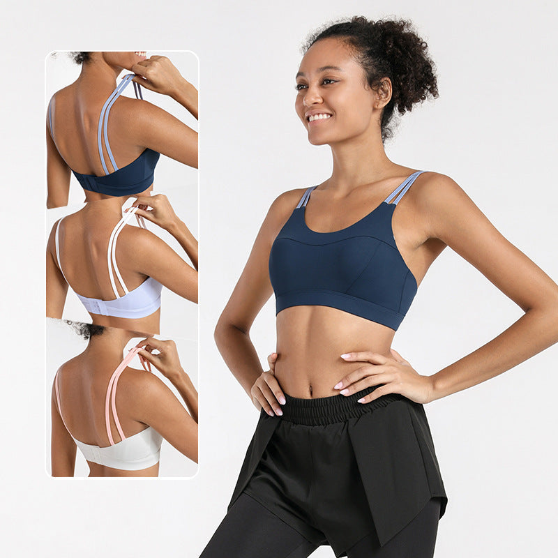Contrast Color Fitness Yoga Bra