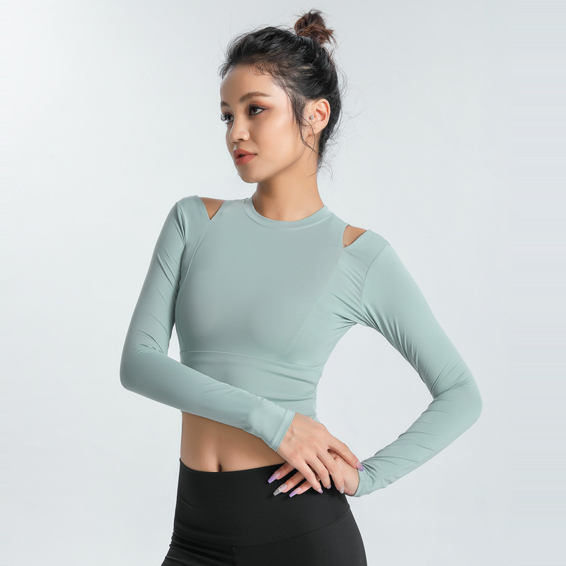 Sports Long Sleeve Elastic Slim Yoga Clothes