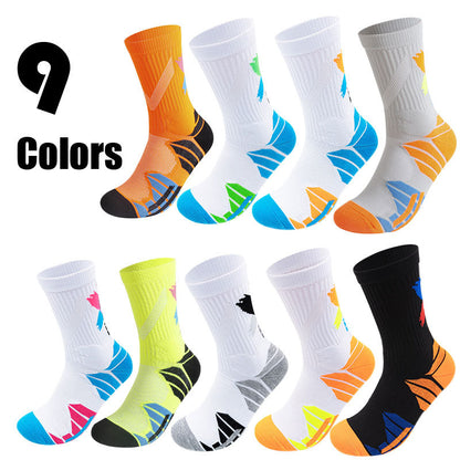 9 Pairs Men Compression Running Socks