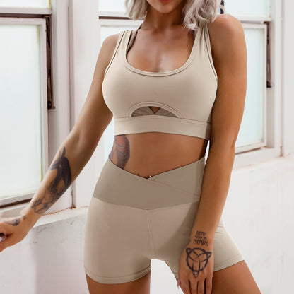 Contrasting Color Stitching yoga Clothes