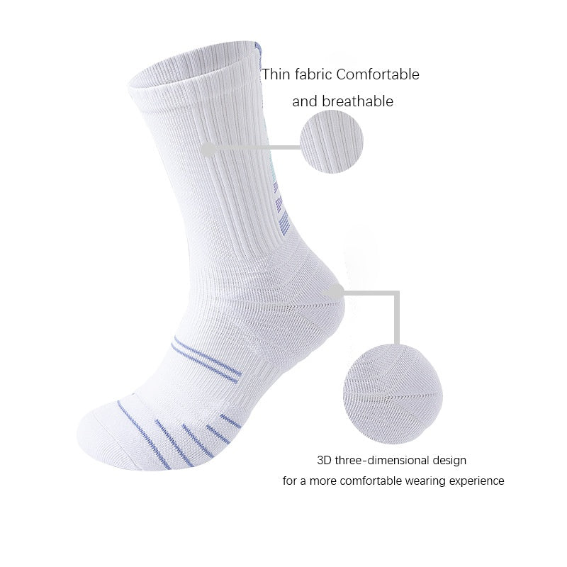 6 Pairs Men Compression Running Socks
