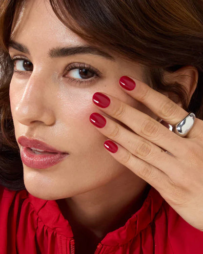Cherry Bomb (Medium, Round) - Soft Gel Press Ons