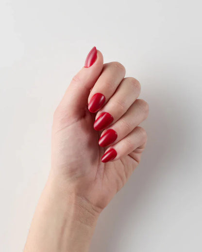 Cherry Bomb (Medium, Round) - Soft Gel Press Ons