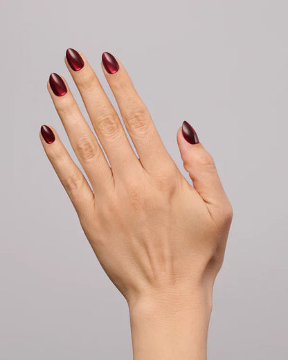 Merlot Glass (Short, Almond) - Soft Gel Press Ons