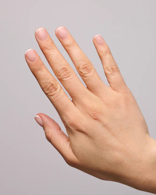Minimal French (Extra Short, Square) - Soft Gel Press Ons