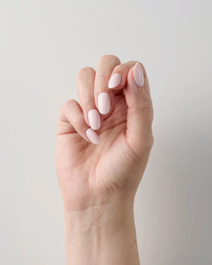 Powder (Medium, Round) - Soft Gel Press Ons