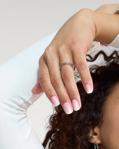 Rose Babyboomer (Short, Square) - Soft Gel Press Ons
