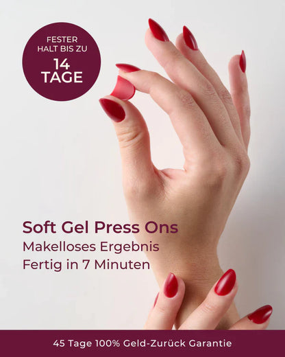 Statement (Medium, Round) - Soft Gel Press Ons