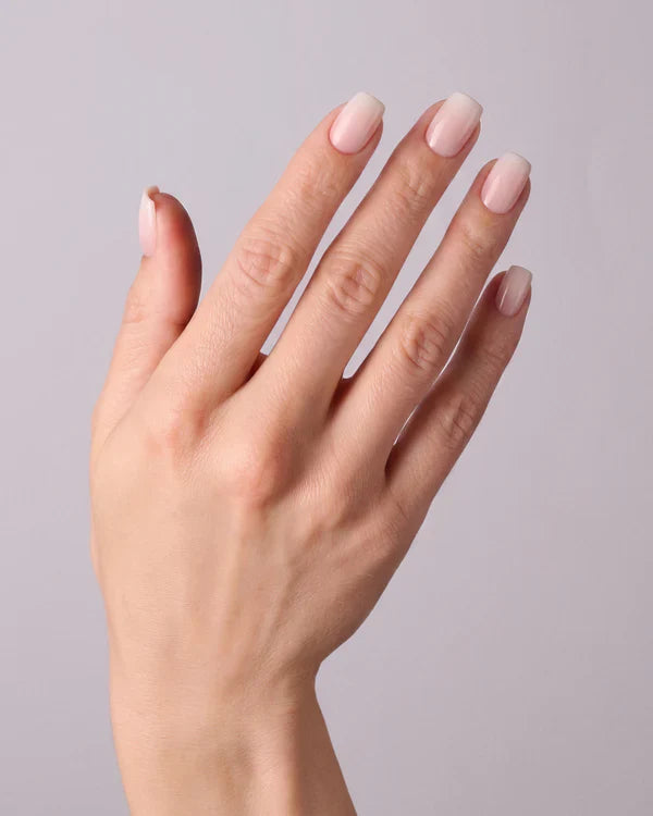 Rose Babyboomer (Short, Square) - Soft Gel Press Ons
