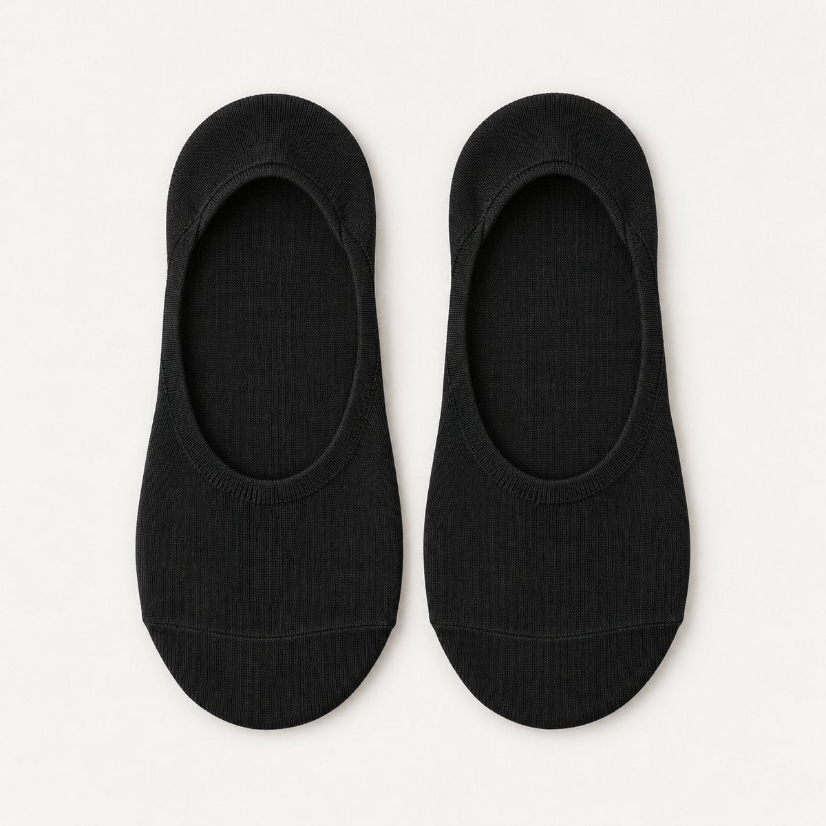 Black No-Show Socks - Black