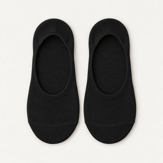 Black No-Show Socks - Black