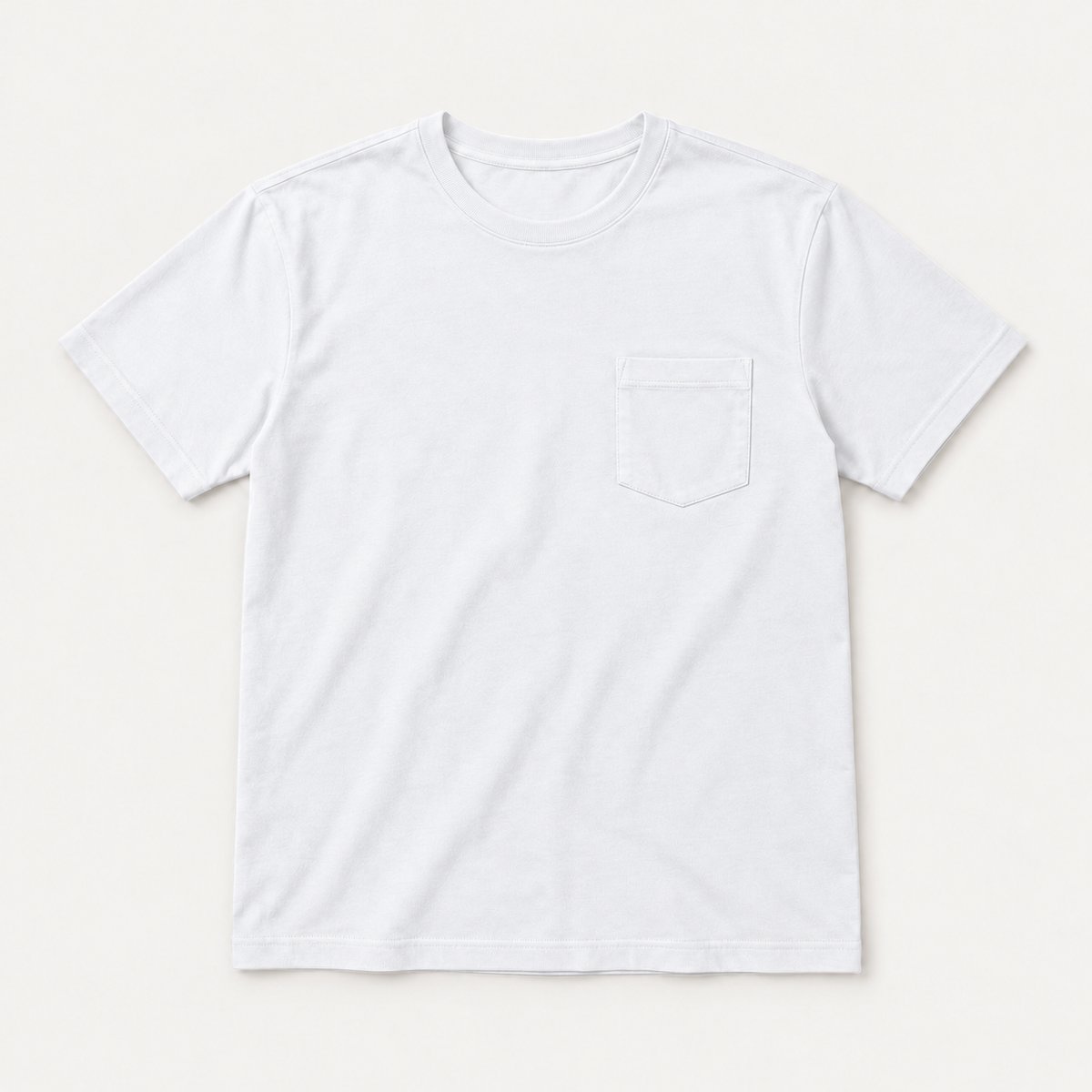 Classic Pocket Tee - White
