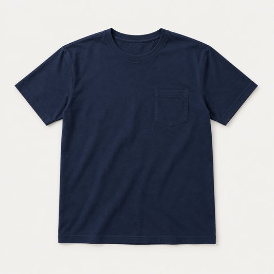 Classic Pocket Tee - Navy