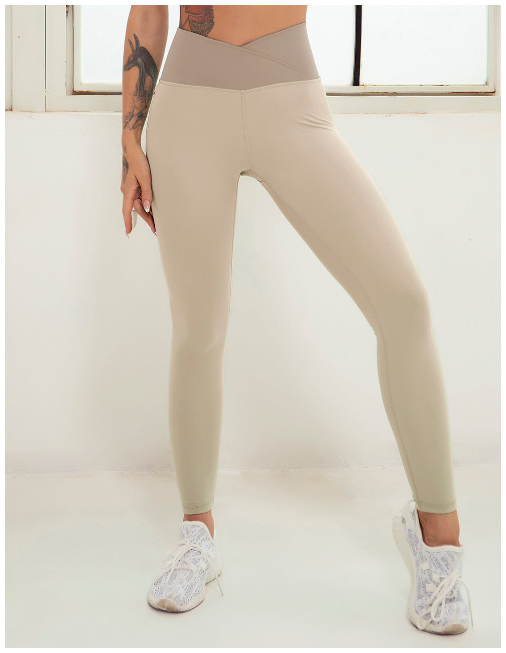 Contrasting Color Stitching yoga Clothes