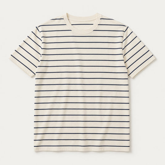Essential Stripe Tee - Navy Stripe