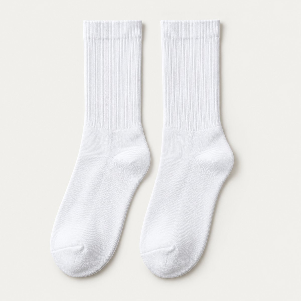 Everyday Crew Socks - White
