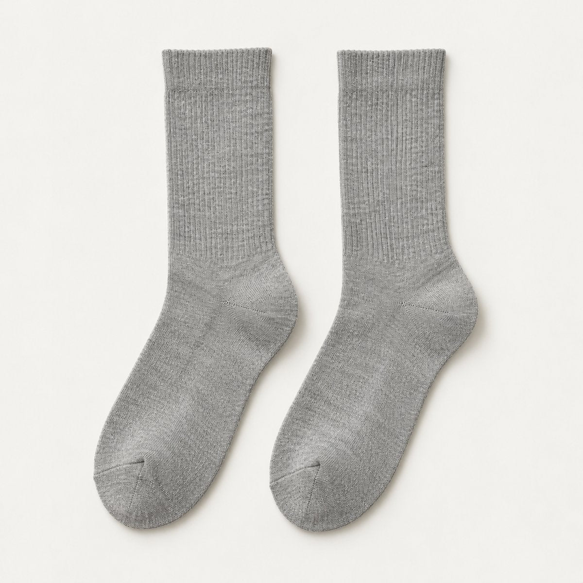 Grey Melange Socks - Grey