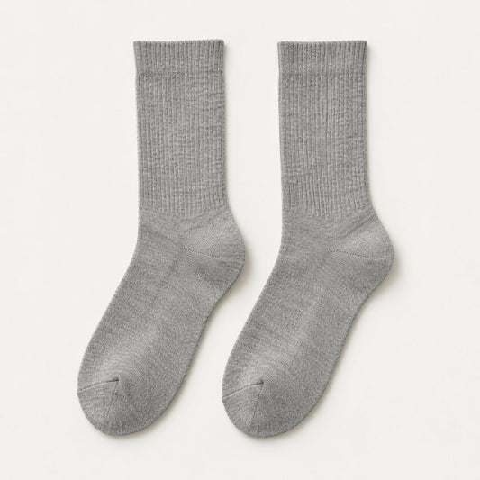 Grey Melange Socks - Grey