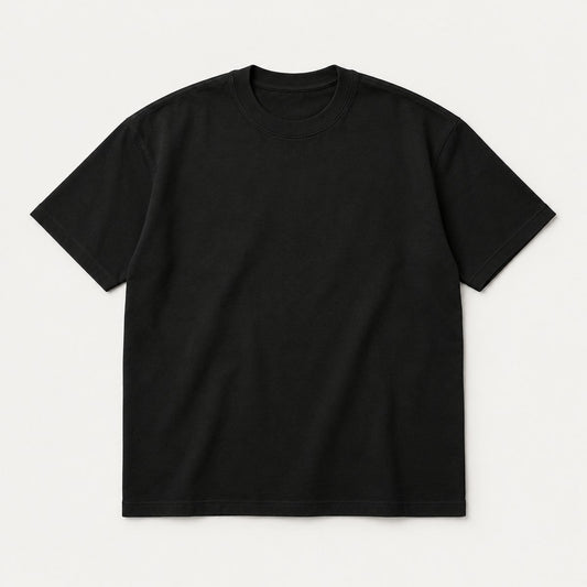 Heavyweight Cotton Tee - Black