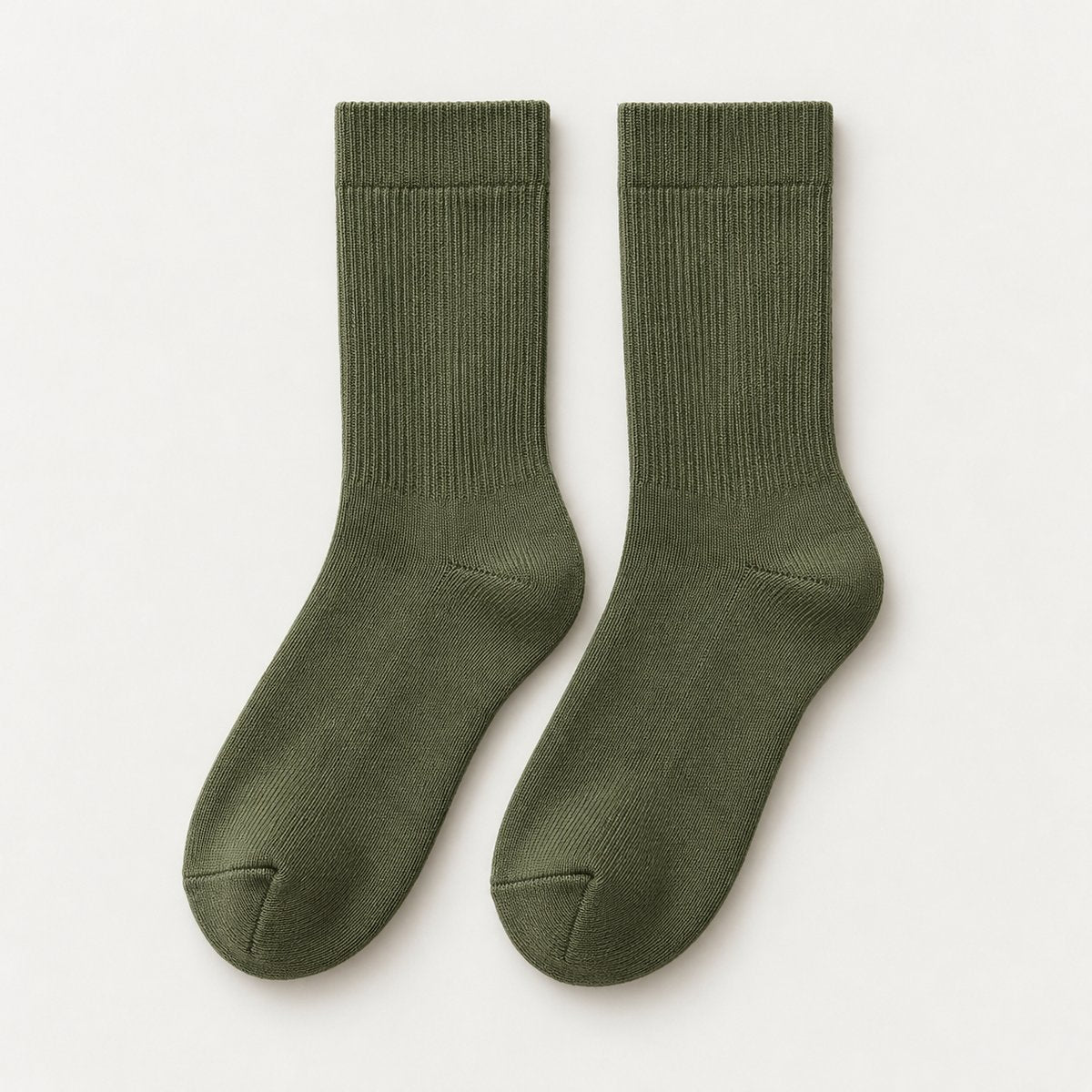 Olive Crew Socks - Olive