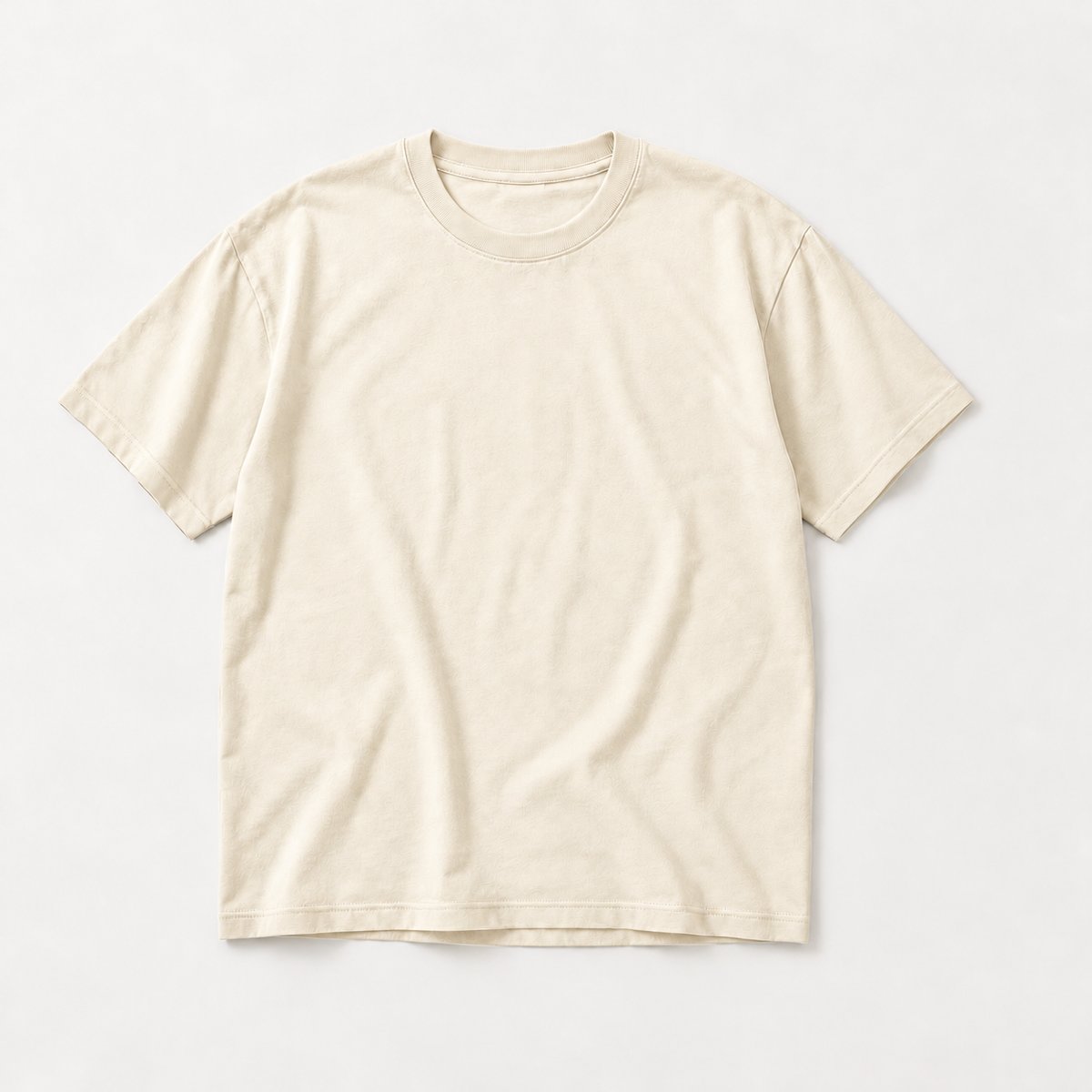 Sage Relaxed Tee - Cream