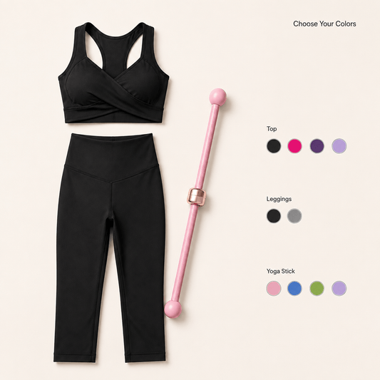 Yoga set, using the fifth product set template.