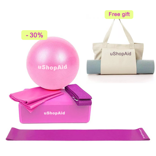 Repair five-piece fitness yoga brick stretch belt